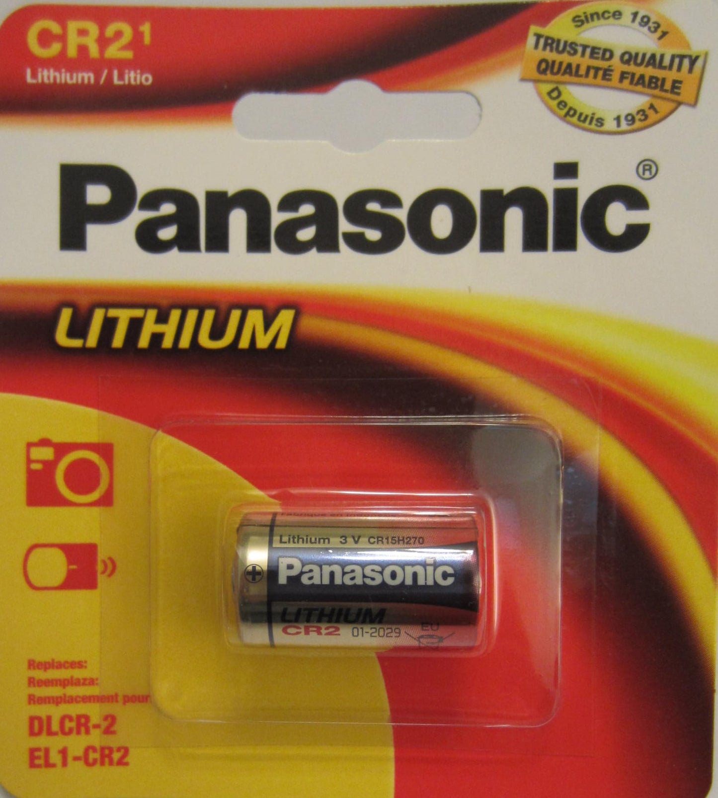 PANASONIC CR2 CARDED