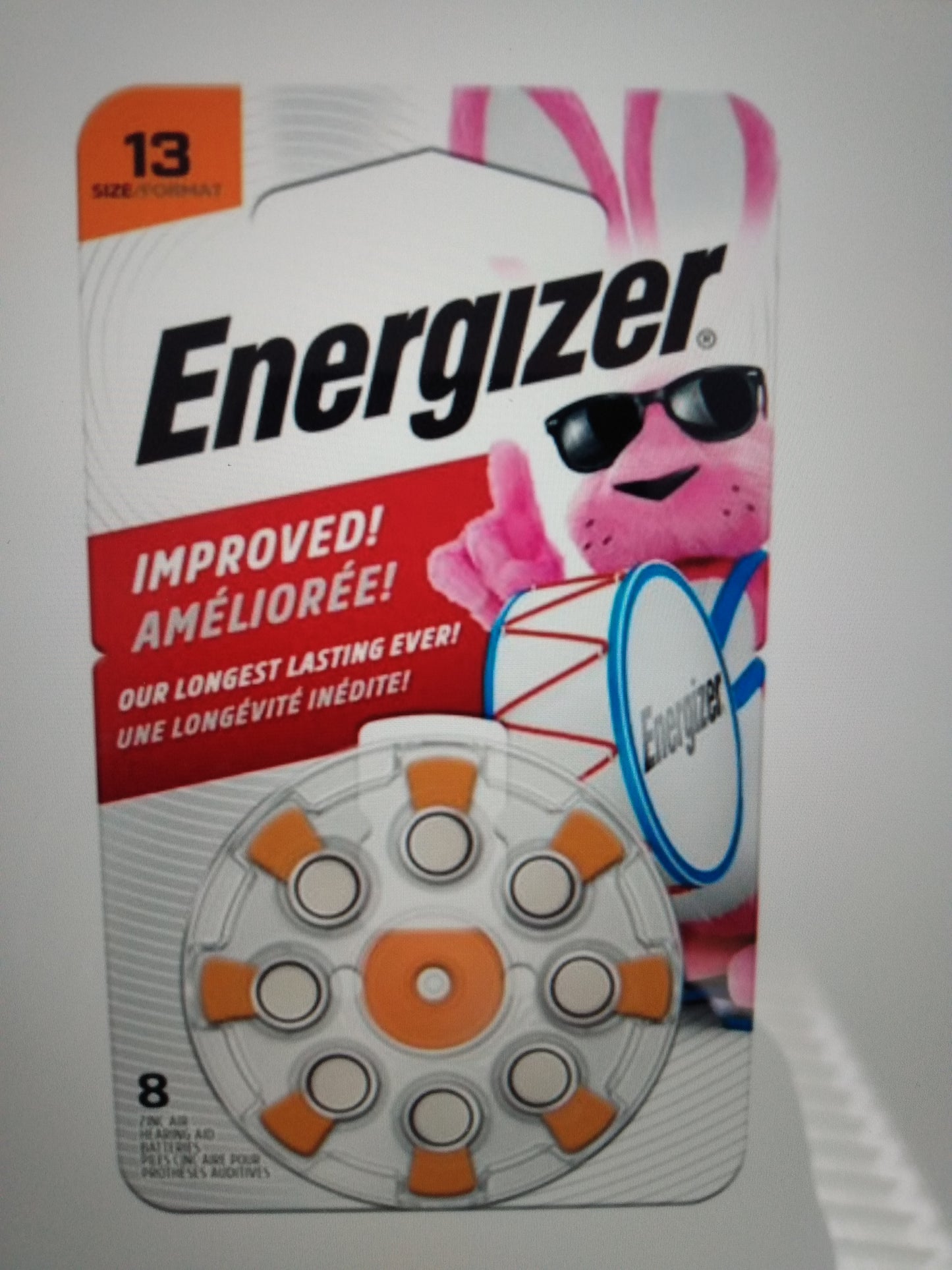 ENERGIZER AZ13DP-8PCS HEARING AID BATTERIES