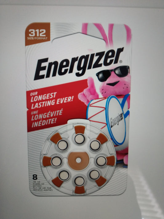 ENERGIZER AZ312DP-8PCS HEARING AID BATTERIES