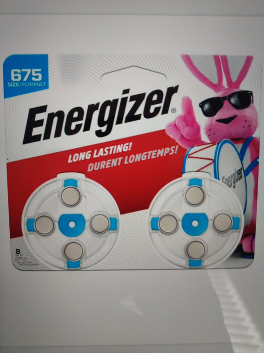 ENERGIZER AZ675DP-8PCS HEARING AID BATTERIES