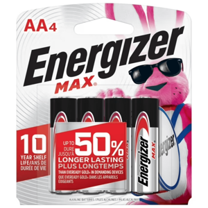 ENERGIZER MAX AA4 CARD