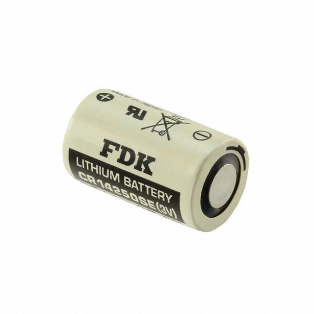 FDK CR14250SE Battery, 3V 1/2AA Lithium