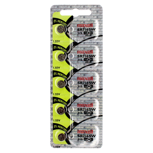 MAXELL WATCH BATTERY 315