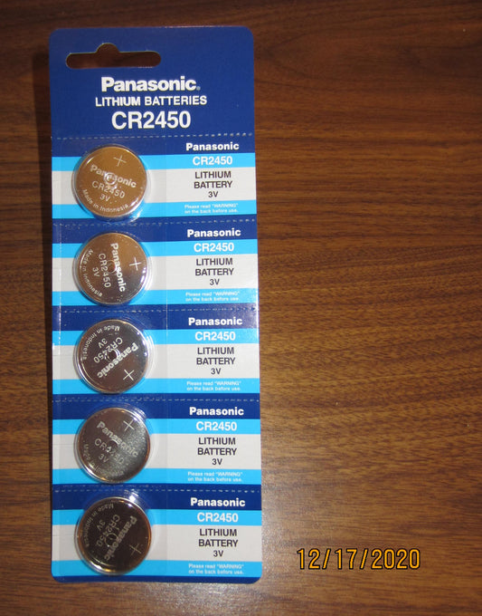 PANASONIC LITHIUM CR2450